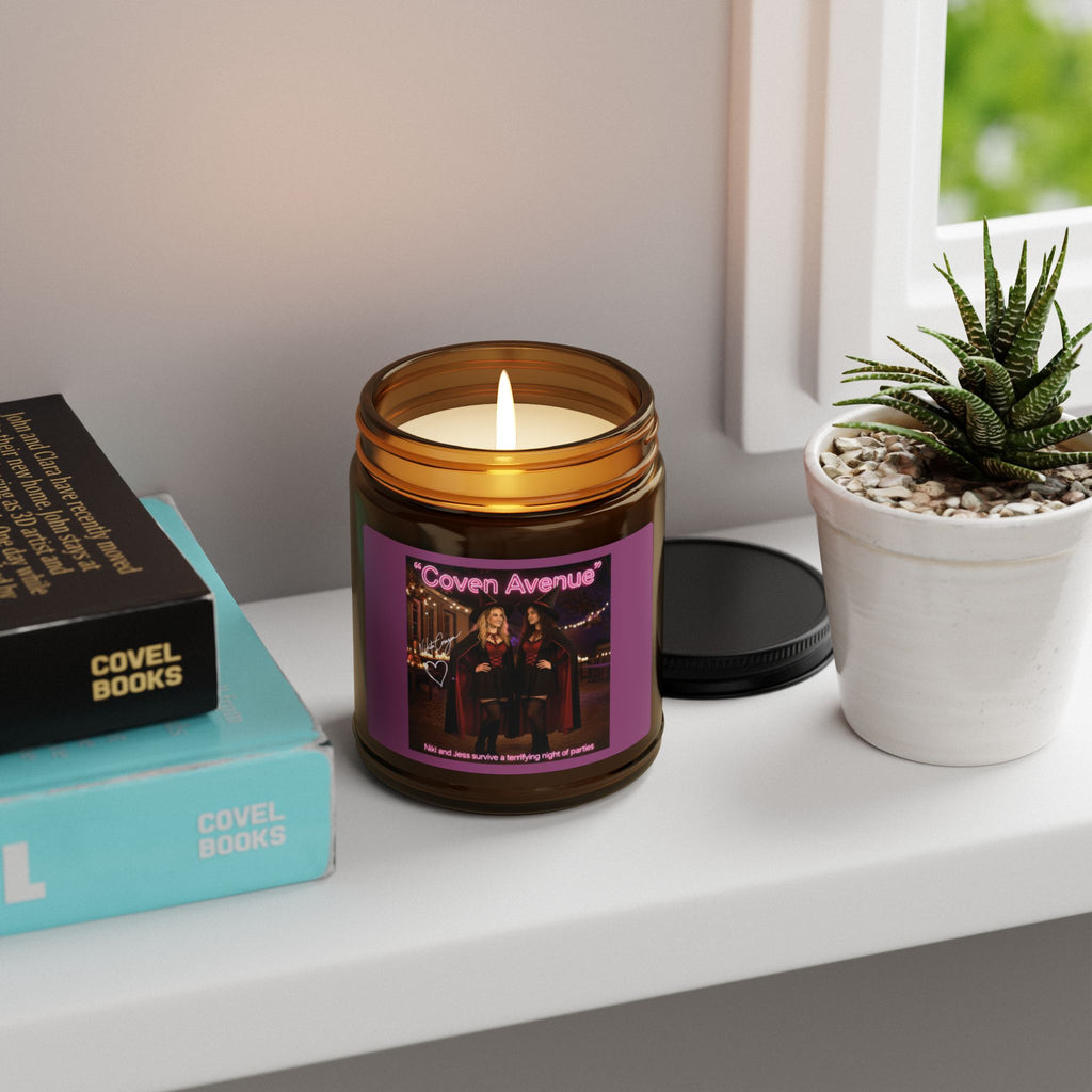 Coven Avenue Official Scented Amber Jar Candle (9oz)