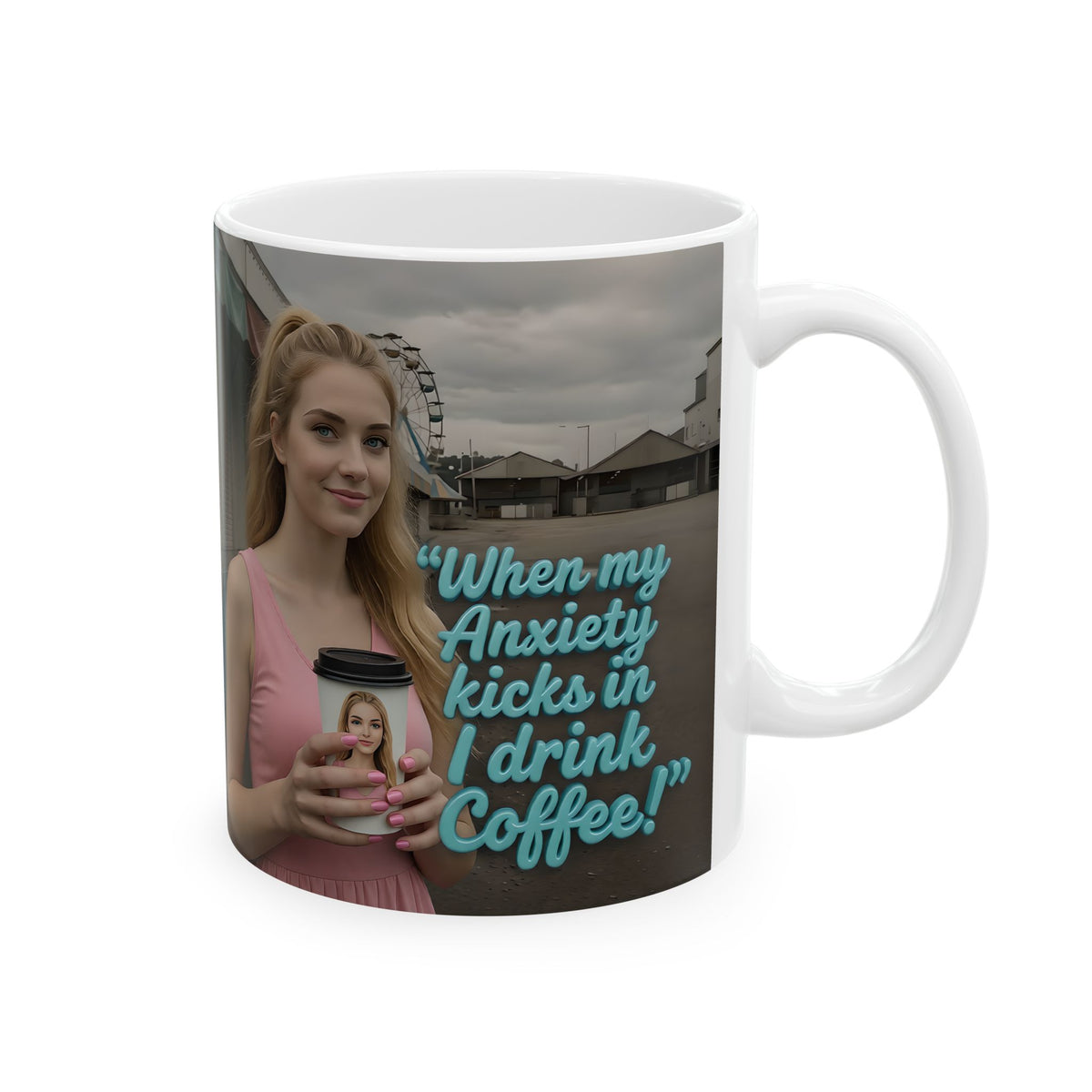 When my anxiety kicks in Mug – "I Drink Coffee!" Special Edition Coffee Mug