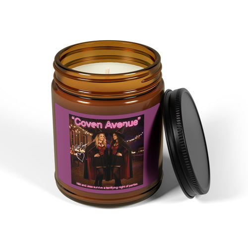 Coven Avenue Official Scented Amber Jar Candle (9oz)