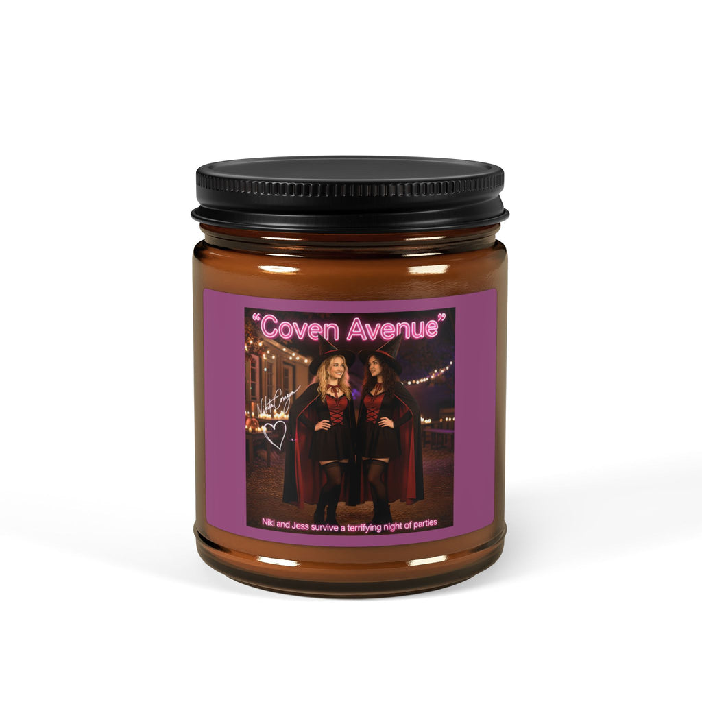 Coven Avenue Official Scented Amber Jar Candle (9oz)