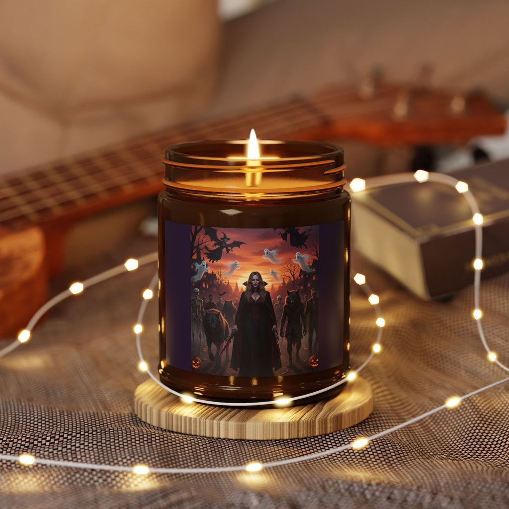 Halloween Fright – Original Album Artwork Amber Jar Scented Candle (9oz)